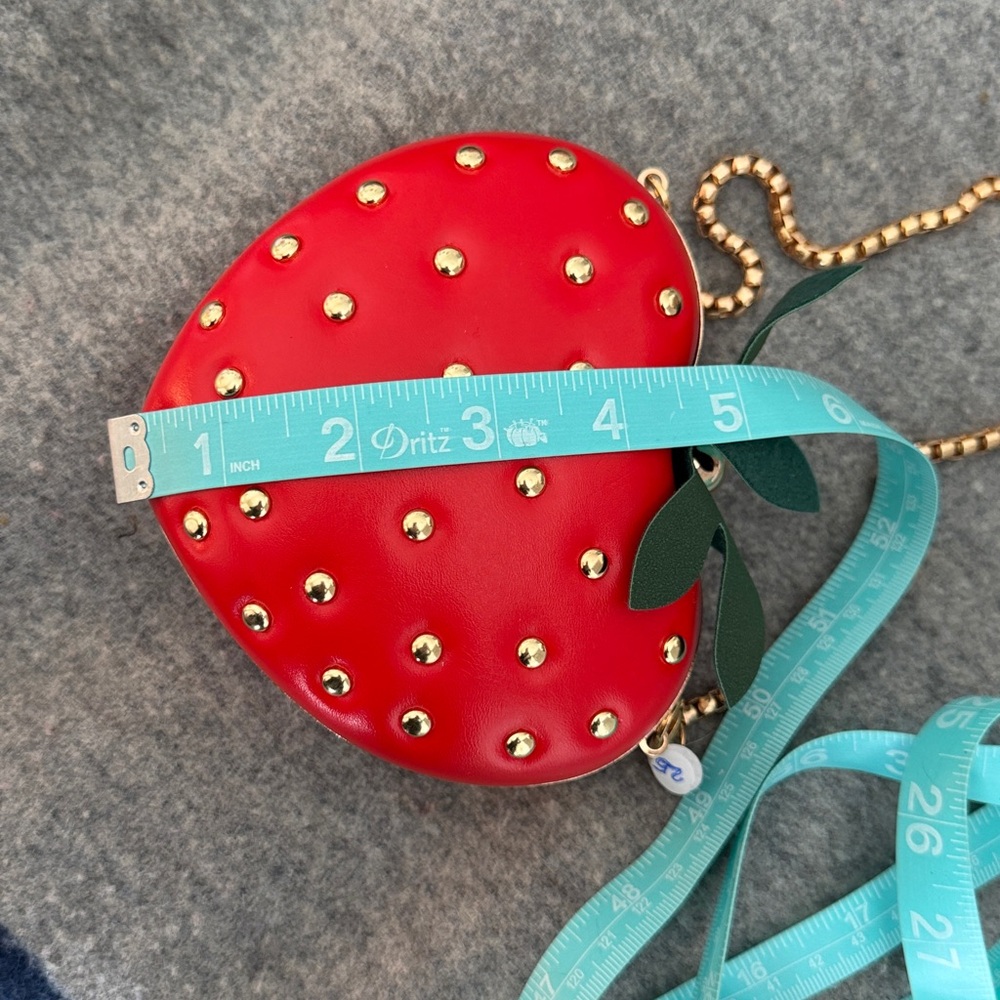 Red Strawberry Shaped Clutch